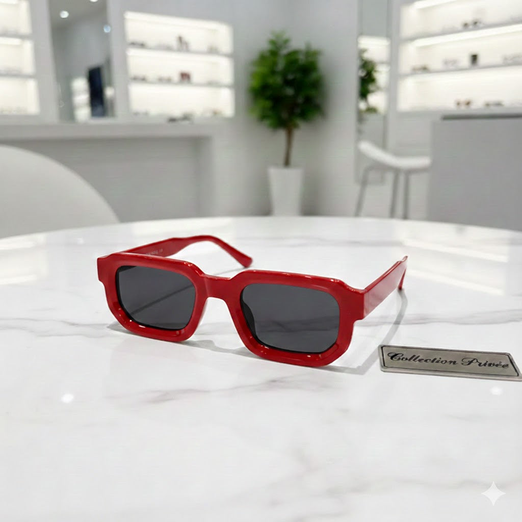 lunettes vintage rectangulaires